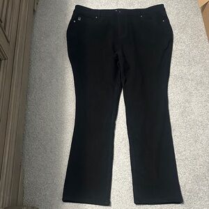 Belle by Kim Gravel Black Flare Pants